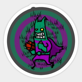 This bat is a joke Sticker